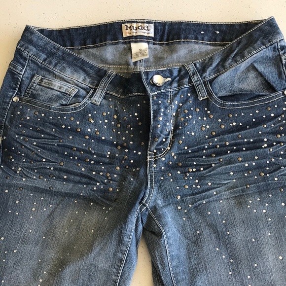 Mudd Jeans Mudd Sparkle Splattered Jeans Size 9 Juniors Poshmark